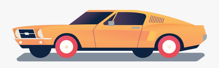 Driving Clipart Hit The Road - Coupé, Transparent Clipart