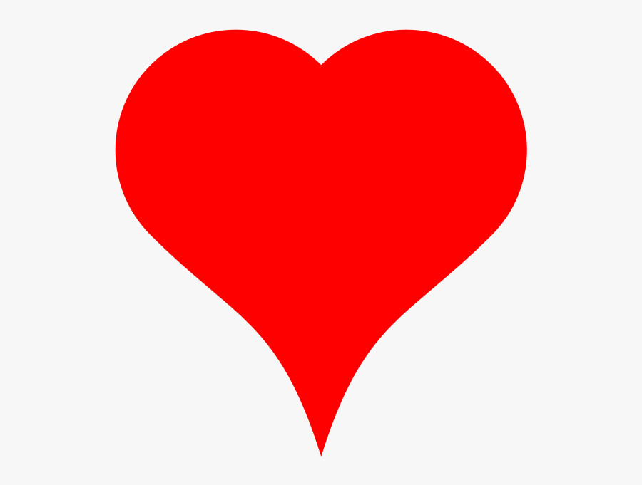 Red Heart Clip Art - Heart Shape, Transparent Clipart