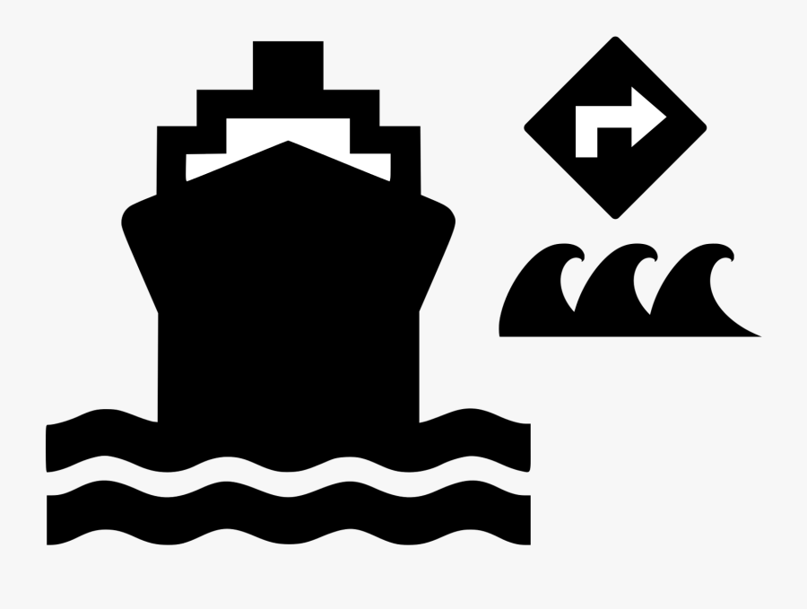 Routing Ships To Exploit Marine Current Propulsion - Electric Boat Icon, Transparent Clipart