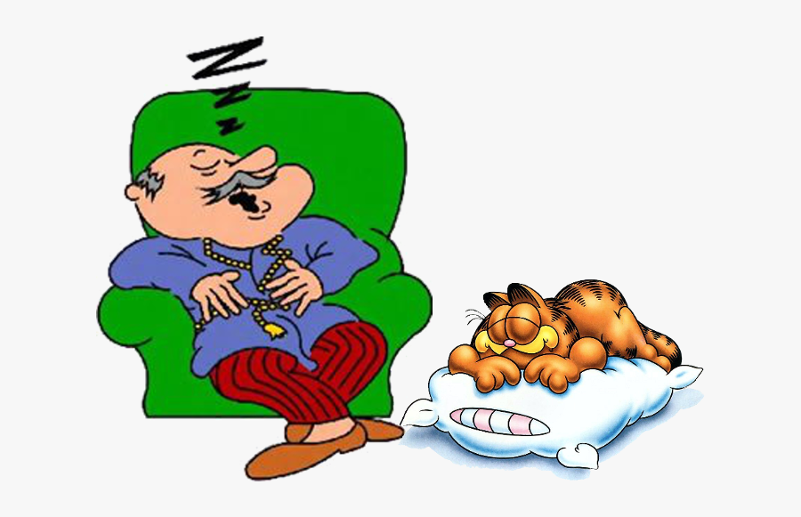 No Se Añora Nada, Cuando Hemos Optado Por El Cambio - Garfield Sleeping, Transparent Clipart