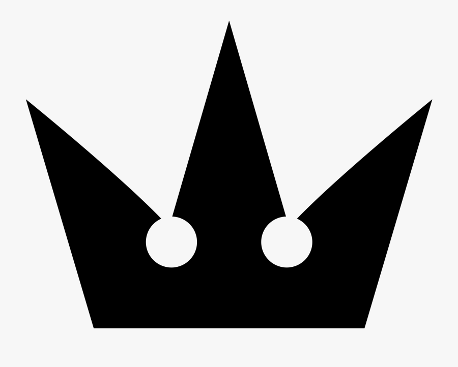 Clip Art Crown Symbol Text - Kingdom Hearts Symbol Png, Transparent Clipart