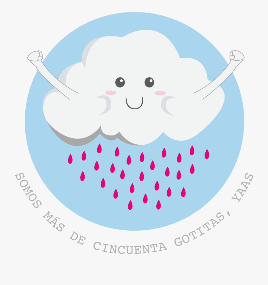 La Nube Está Muy Feliz Y Llueve Rosa, Así Que Os Traemos, Transparent Clipart
