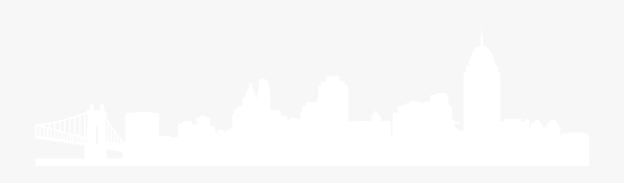 Transparent City Silhouette Png - Cincinnati Skyline Silhouette Png, Transparent Clipart