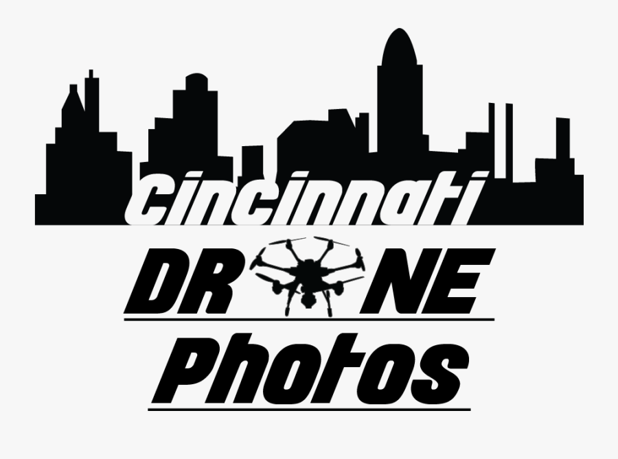 Cincinnati Drone Photos, Llc Logo - Silhouette, Transparent Clipart