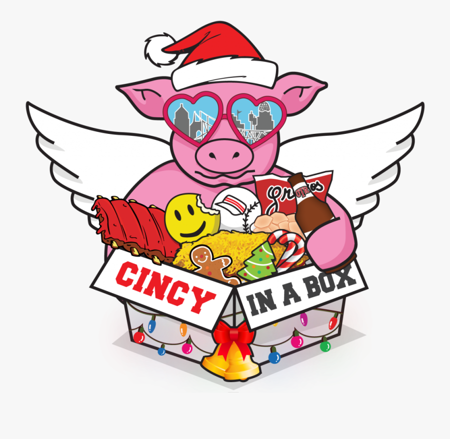 Cincy In A Box - Cartoon, Transparent Clipart