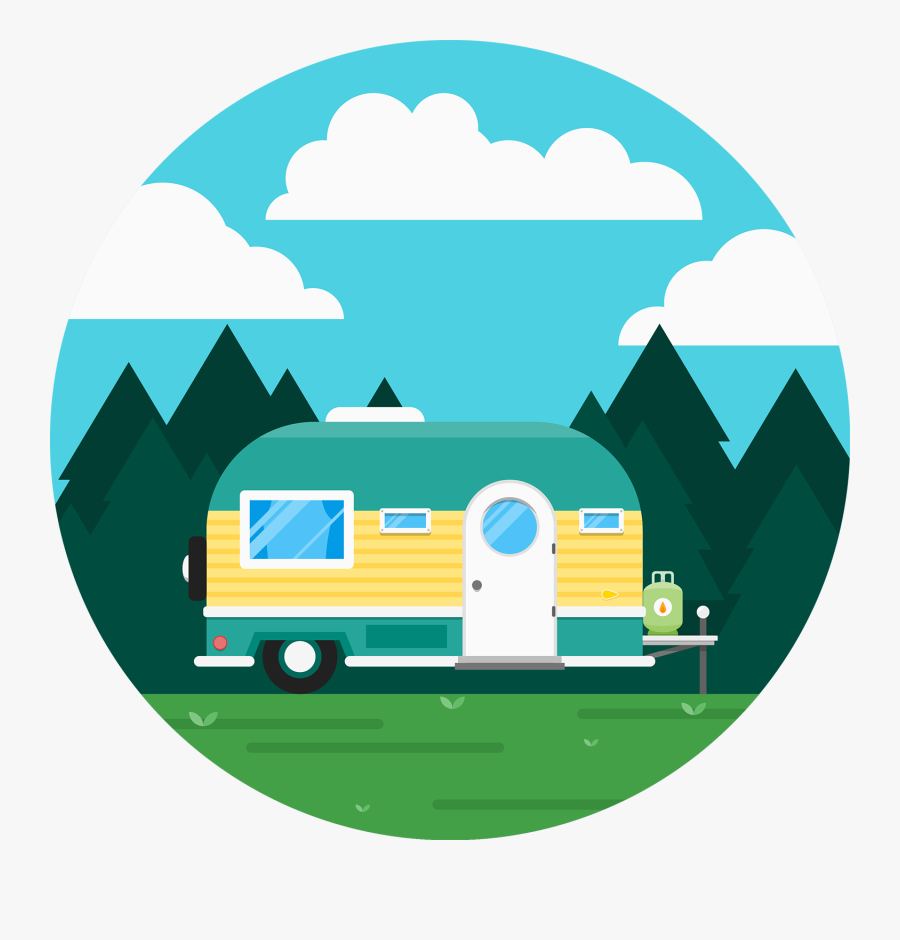 Caravan Icon Png, Transparent Clipart