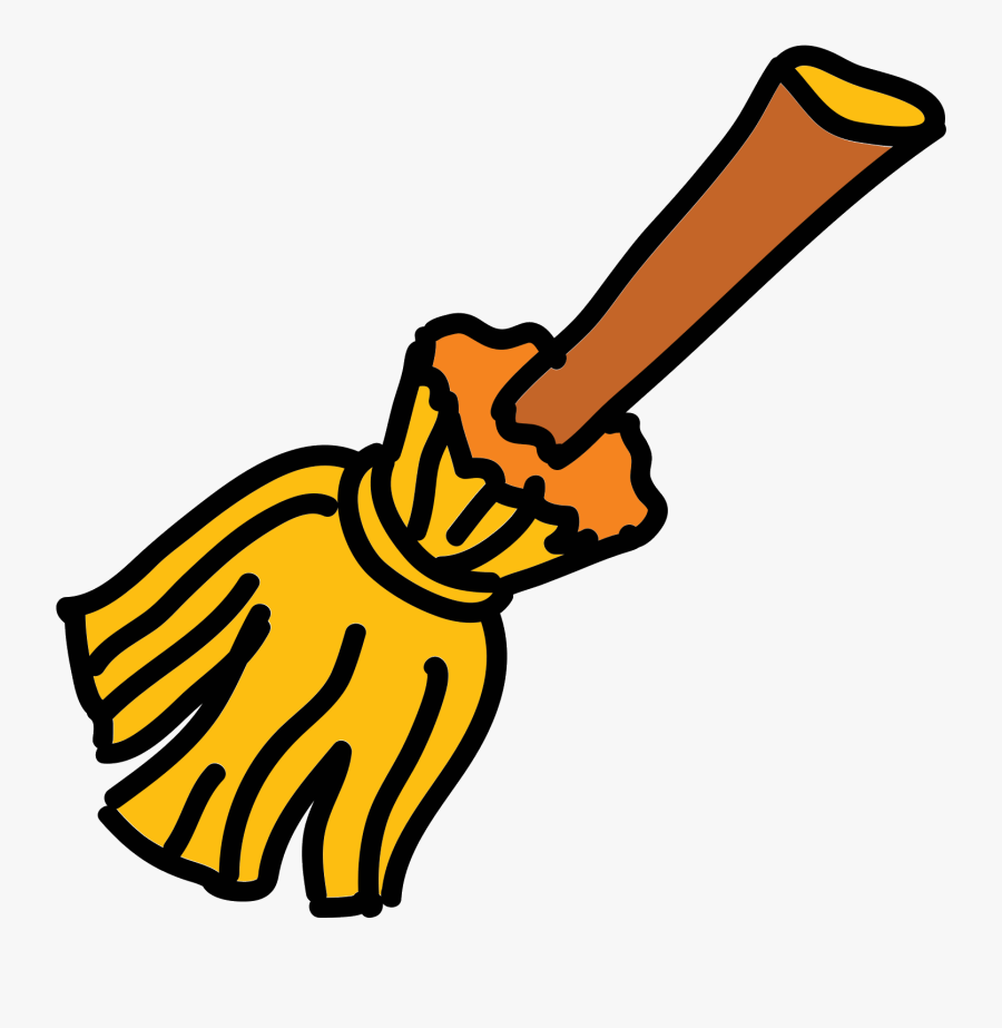 Escoba De Bruja Png Clipart , Png Download - ไอคอน ไม้กวาด, Transparent Clipart