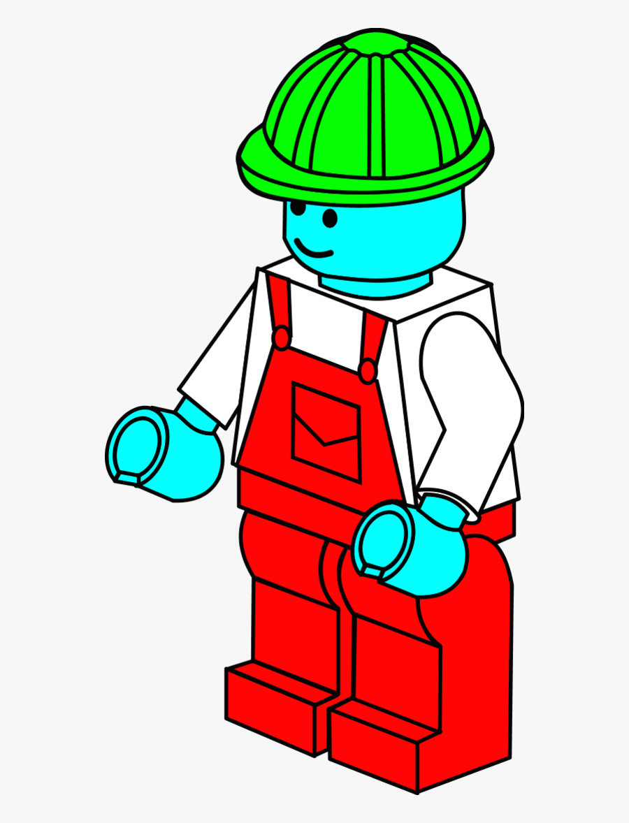 Lego Builder Coloring Pages, Transparent Clipart