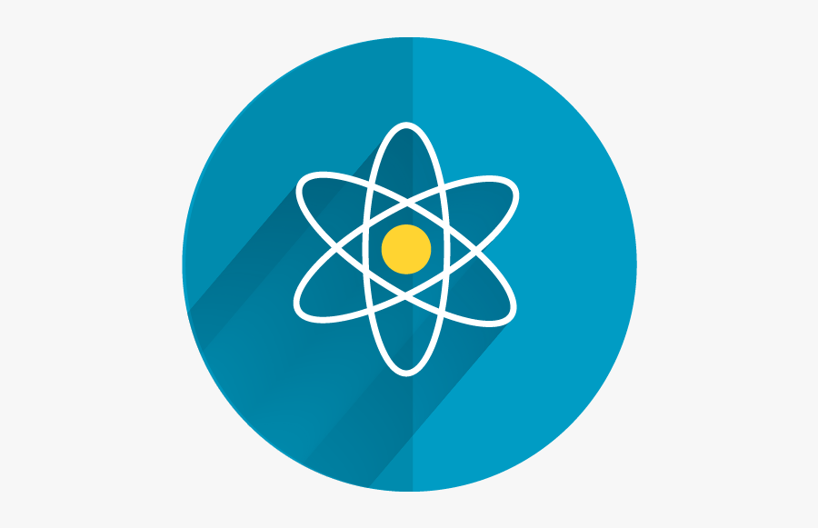Atom Vector Black Background, Transparent Clipart