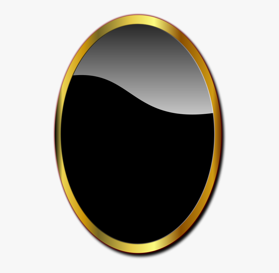 Oval Png Gold, Transparent Clipart