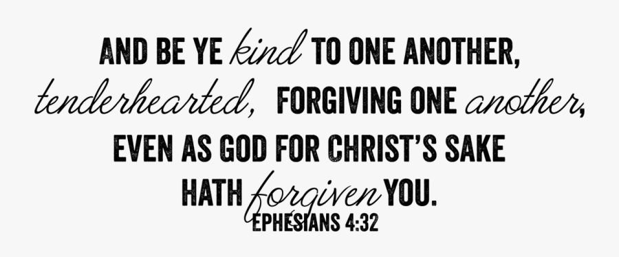 Word Of Forgiveness, Transparent Clipart