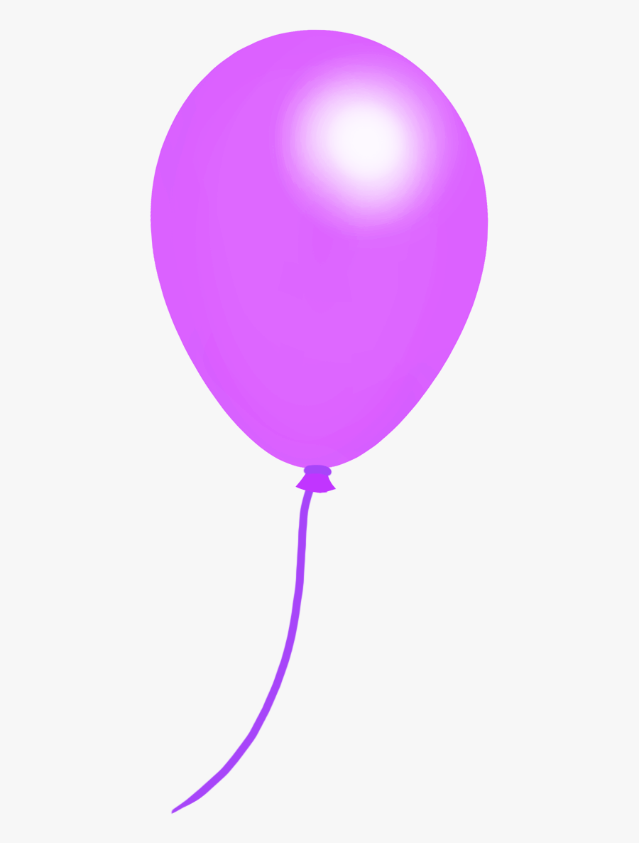 Purple Balloon Clipart - Balloon, Transparent Clipart