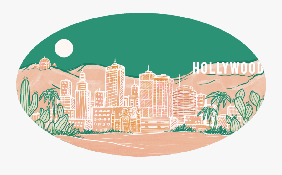 Hollywood Oval - Illustration, Transparent Clipart