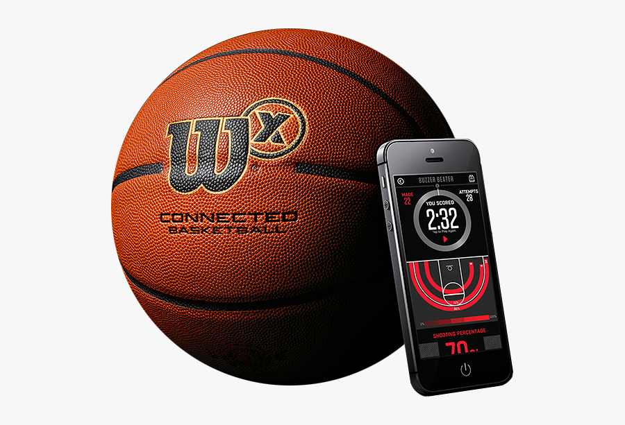 Transparent Basketballs Png - Wilson Connected Basketball, Transparent Clipart