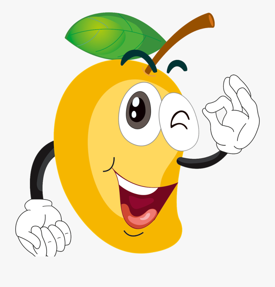 Mangoes Mumbai Quora - Mango With Face Clipart, Transparent Clipart