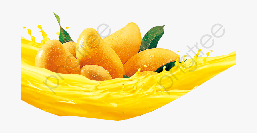 Mango Yellow Fruit Juice, Transparent Clipart