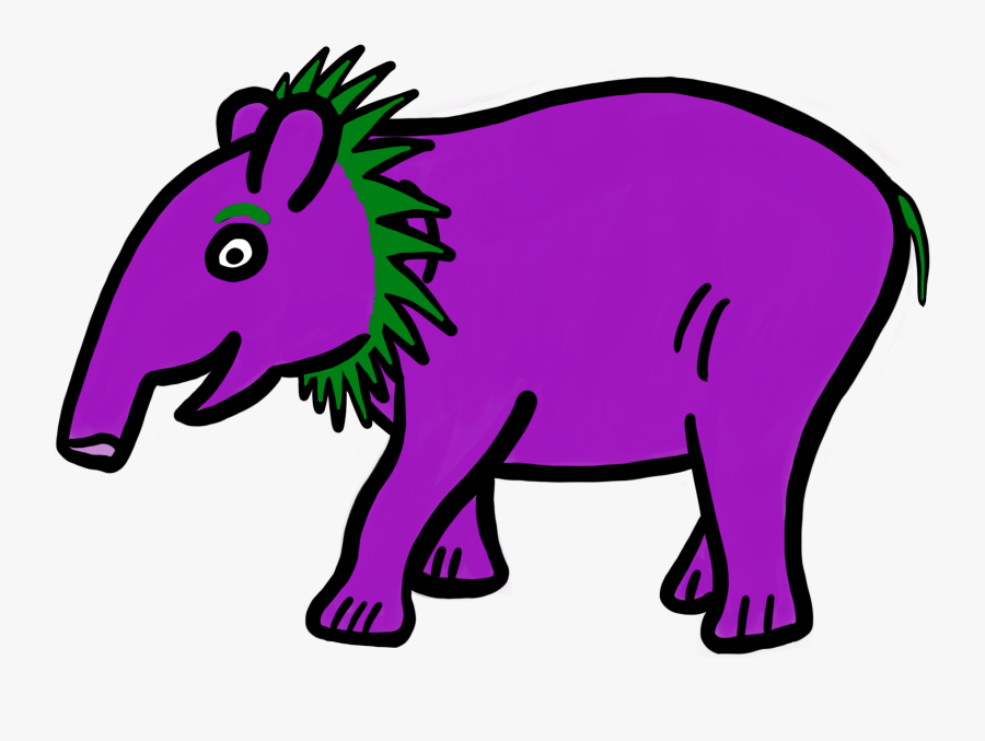 Zoey, The Tapir, Is A Member Of The Endangered Species, Transparent Clipart