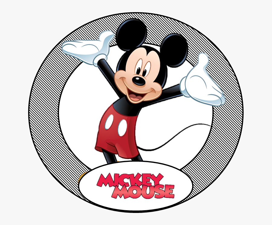 Printable Mickey Mouse Logo, Transparent Clipart