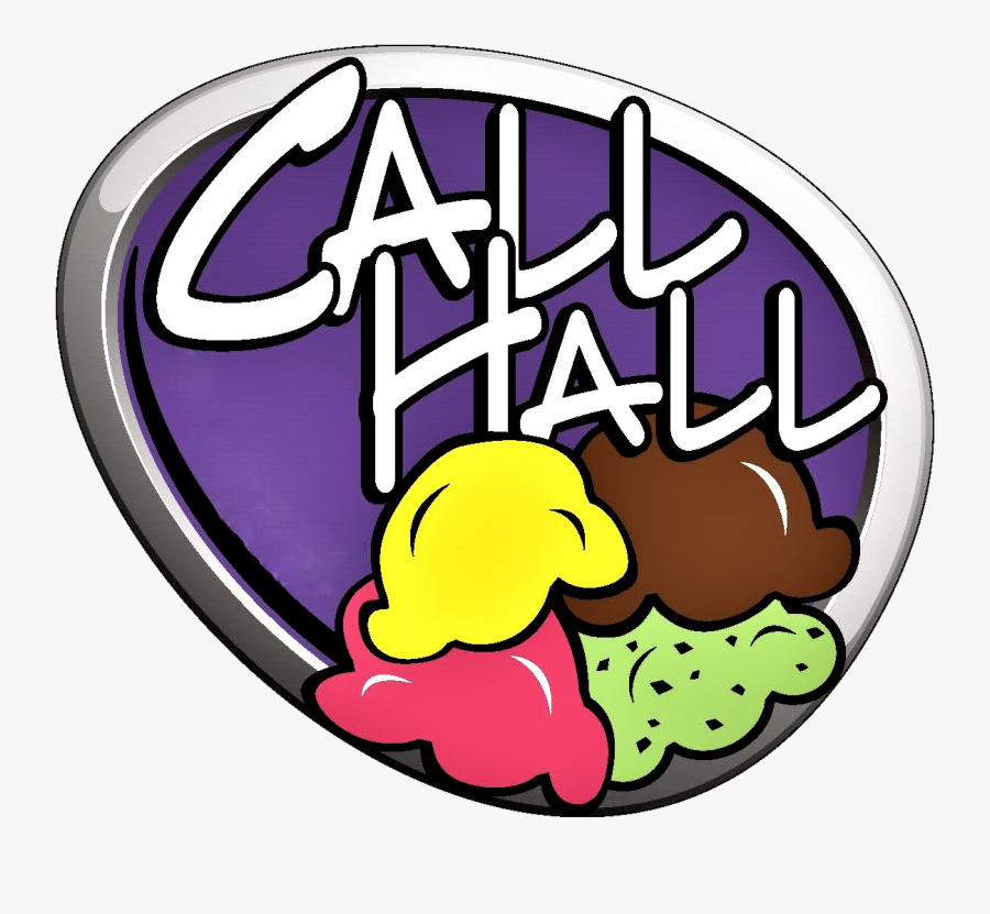 Call Hall - Call Hall Ice Cream, Transparent Clipart