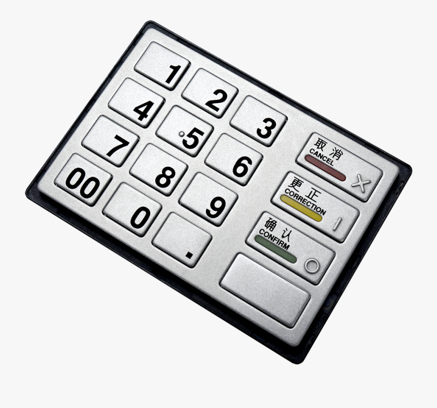 Clip Art Atm Number Pad - Numeric Keypad, Transparent Clipart