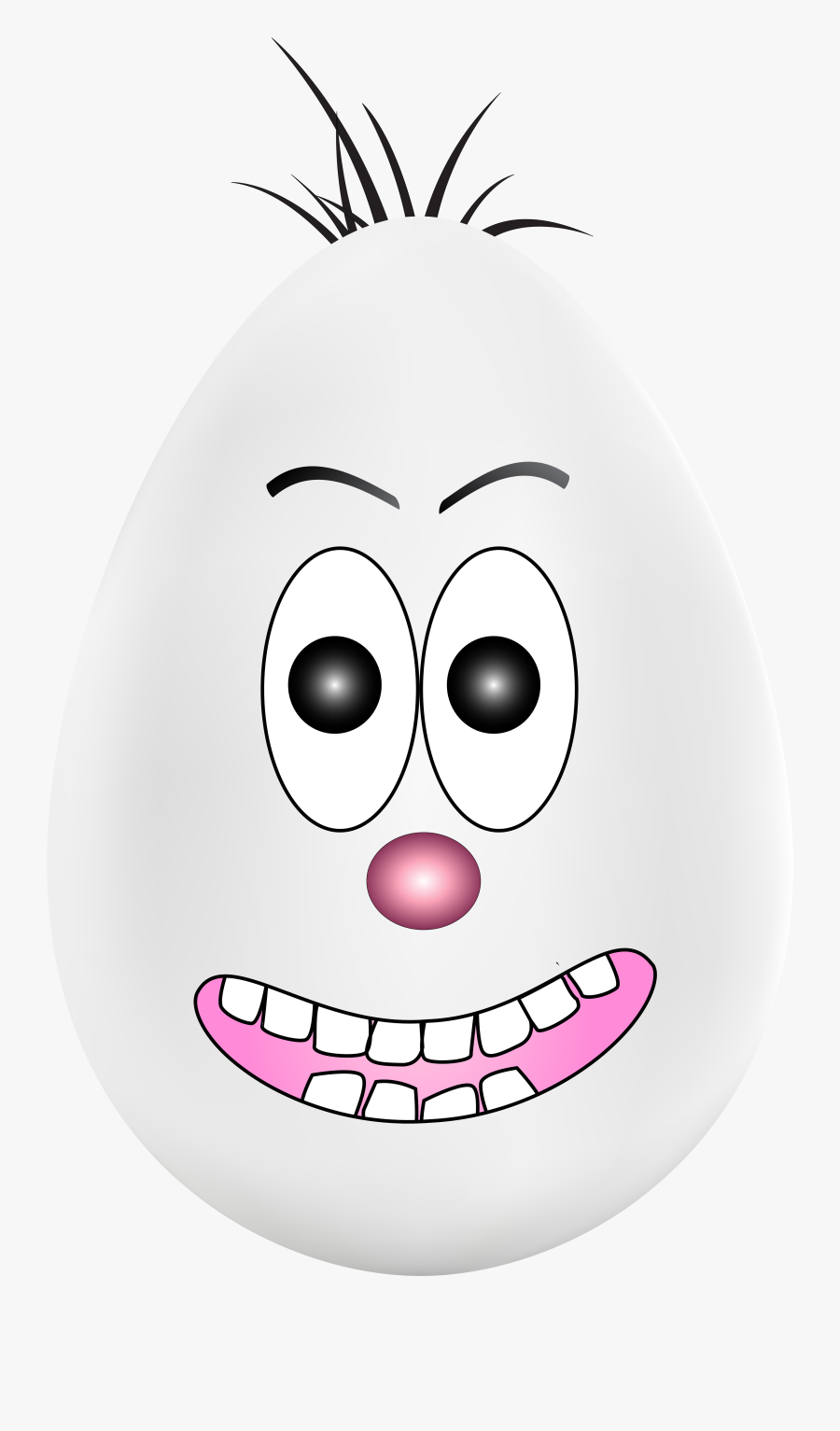 Egg Face Transparent, Transparent Clipart