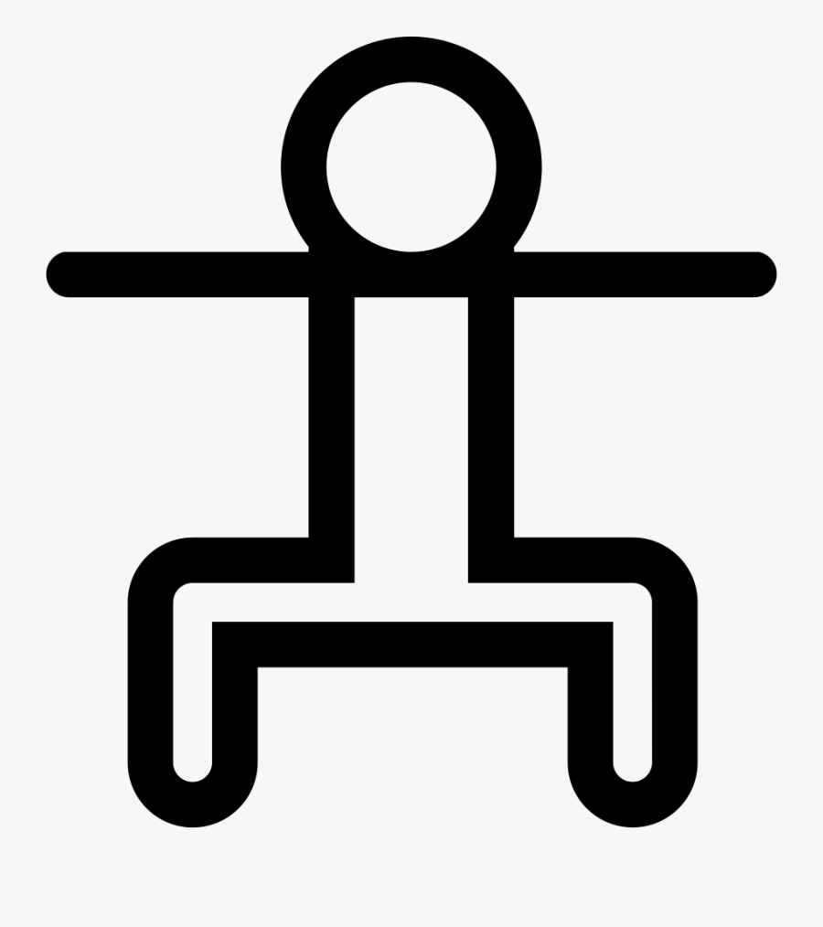 Human Figure In A Squatting Position Comments Clipart, Transparent Clipart
