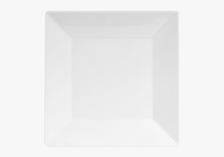 Rectangle Dinner Plate Png - White Square Plate Png, Transparent Clipart