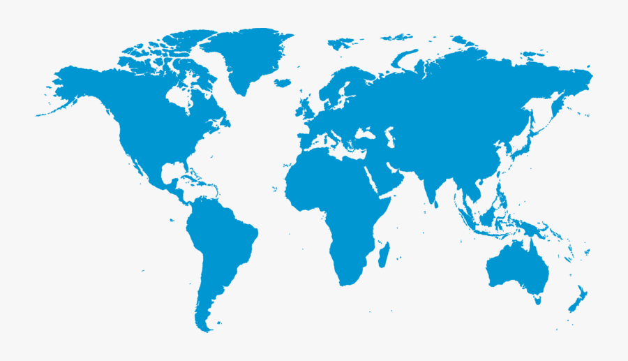 Blue World Globe Map Free Png Hq - Human Development Index Map 2018, Transparent Clipart