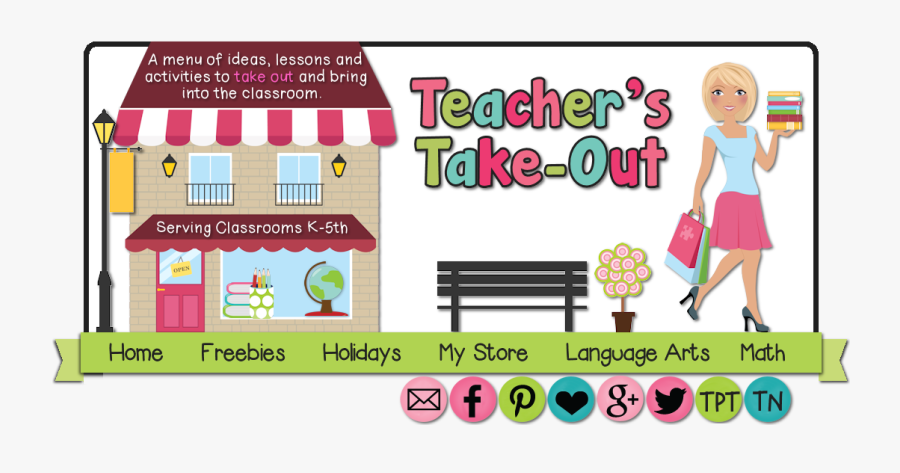 Teachers Take Out, Transparent Clipart