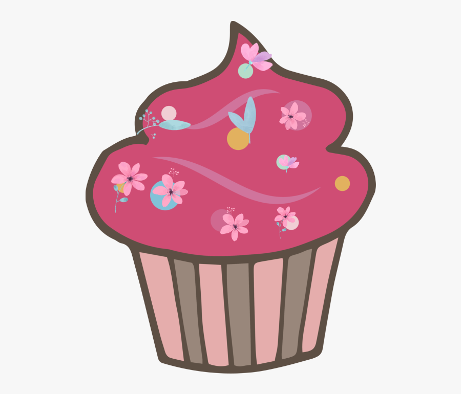 Cupcake Png Cartoon, Transparent Clipart
