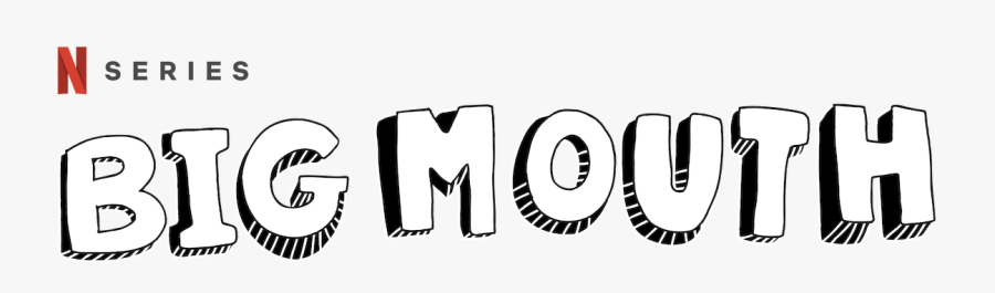 Big Mouth Logo, Transparent Clipart