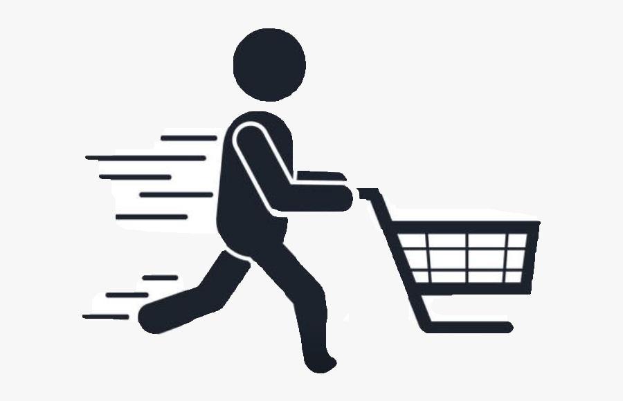 Life Lessons I Learnt From Pushing Trolleys For A Day - Pushing A Shopping Cart, Transparent Clipart