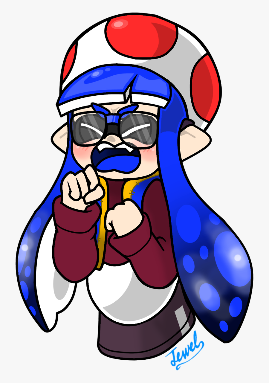 Artwork For Fun Times With Woomys We Celebrate Mike"s - Splatoon 2 Inkling Girl Fanart Transparent, Transparent Clipart
