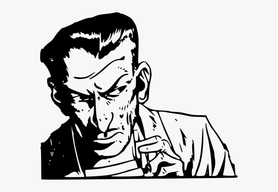 Time To Update Our - Suspicious Cartoon, Transparent Clipart