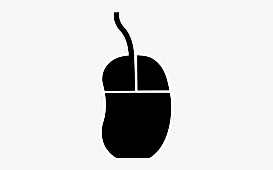 Computer Mouse Clipart Logo - Silhouette Computer Mouse Clip Art, Transparent Clipart