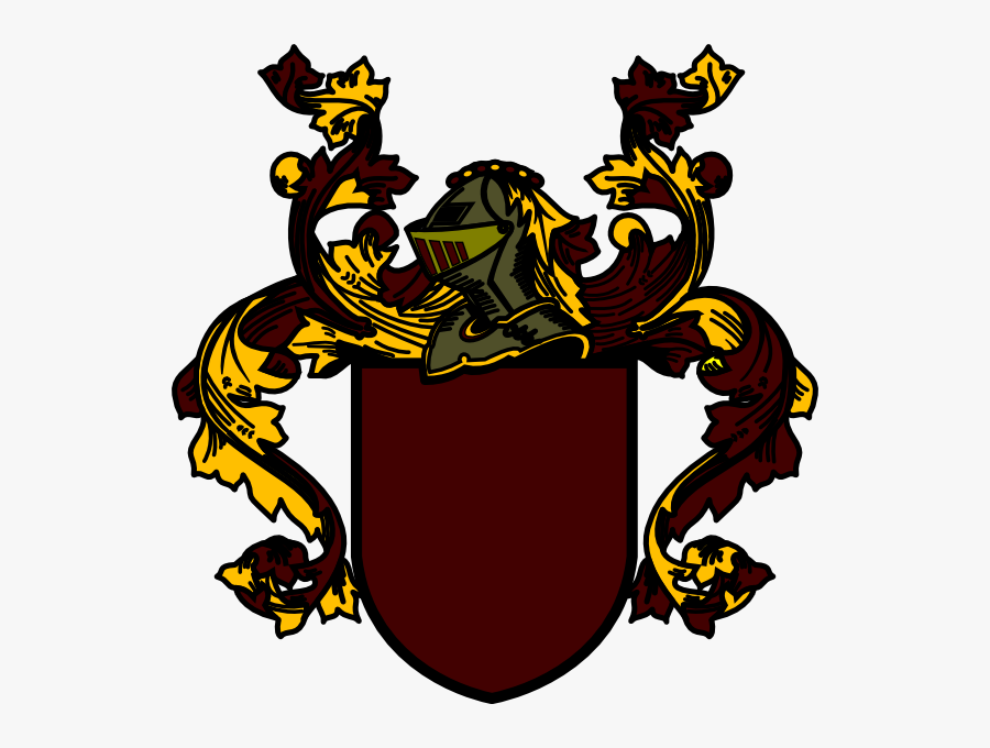 Maroon Clip Art At Clker Com - Niall Of The Nine Hostages Family Crest, Transparent Clipart