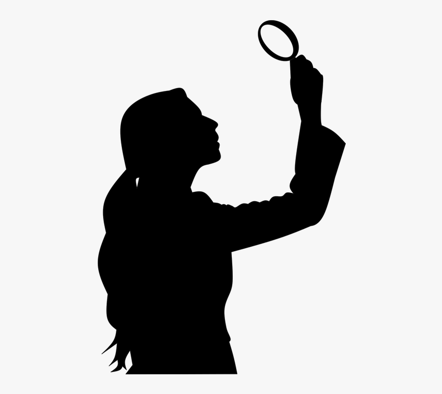 Audit, Investigation, Searching, Spying, Crime Scene - Silhouette Spying, Transparent Clipart