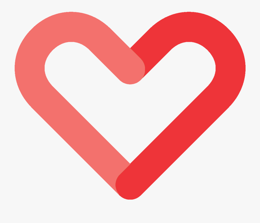 Wic Red Heart - Heart, Transparent Clipart