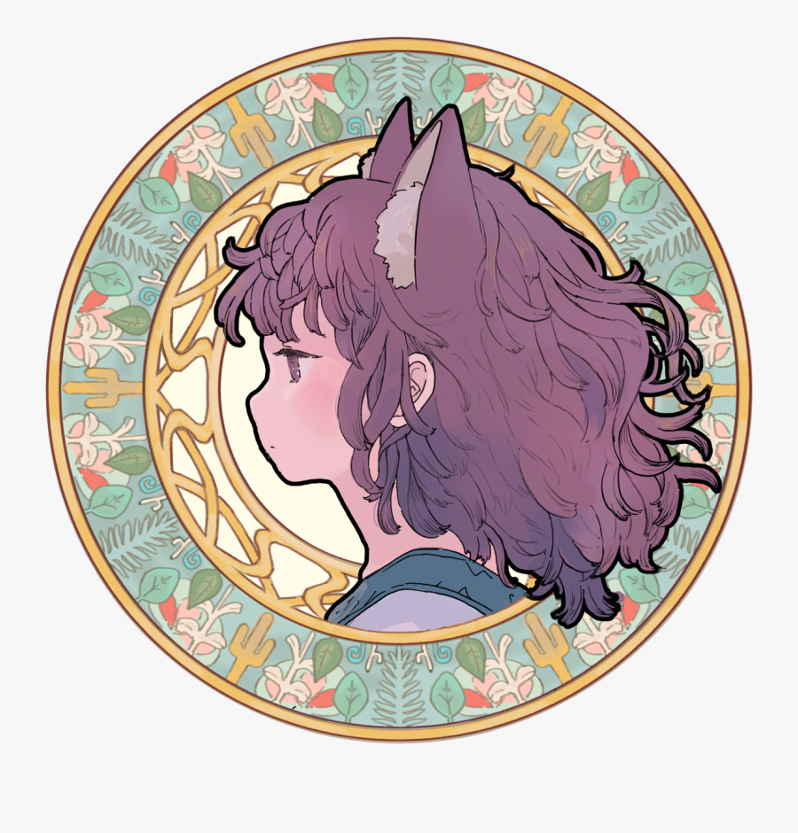 ボサふわねこ / Unkempt Cat Girl - Illustration, Transparent Clipart