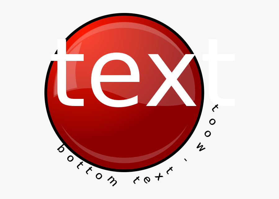 Transparent Unkempt Clipart - Red Button, Transparent Clipart