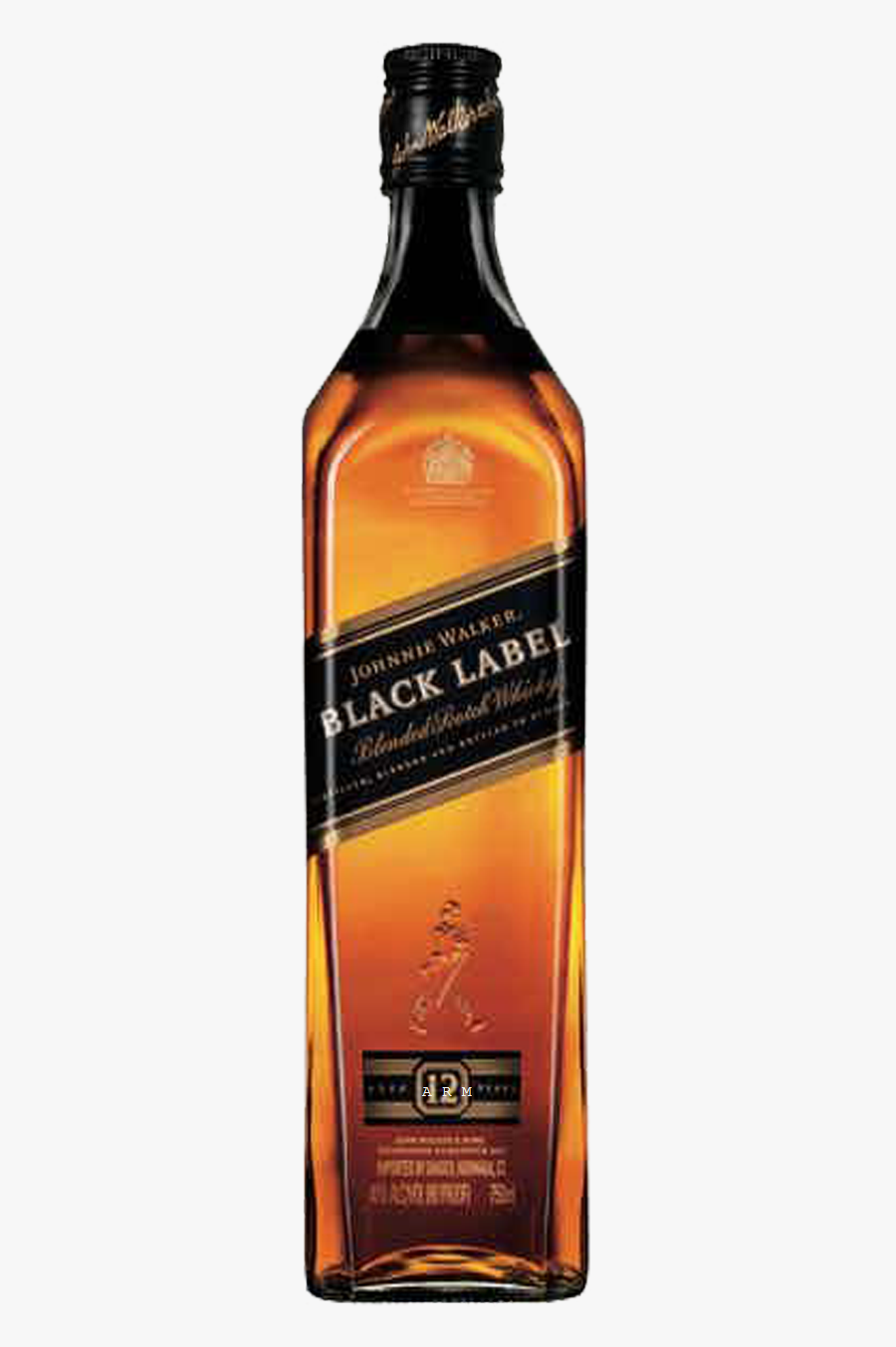 Johnnie Walker Black Label Png - Johnnie Walker Black Label, Transparent Clipart