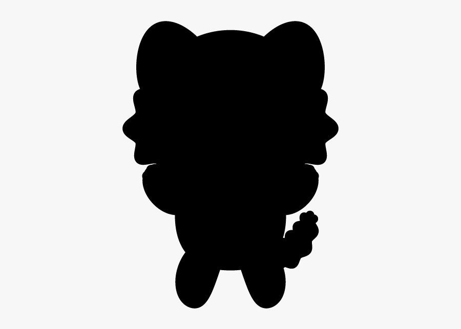 Silhouette Gray Wolf Bear Clip Art - Illustration, Transparent Clipart