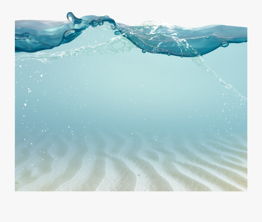 #water #sea #bubble #bubbles #sand - Agua Fundo Do Mar Png, Transparent Clipart