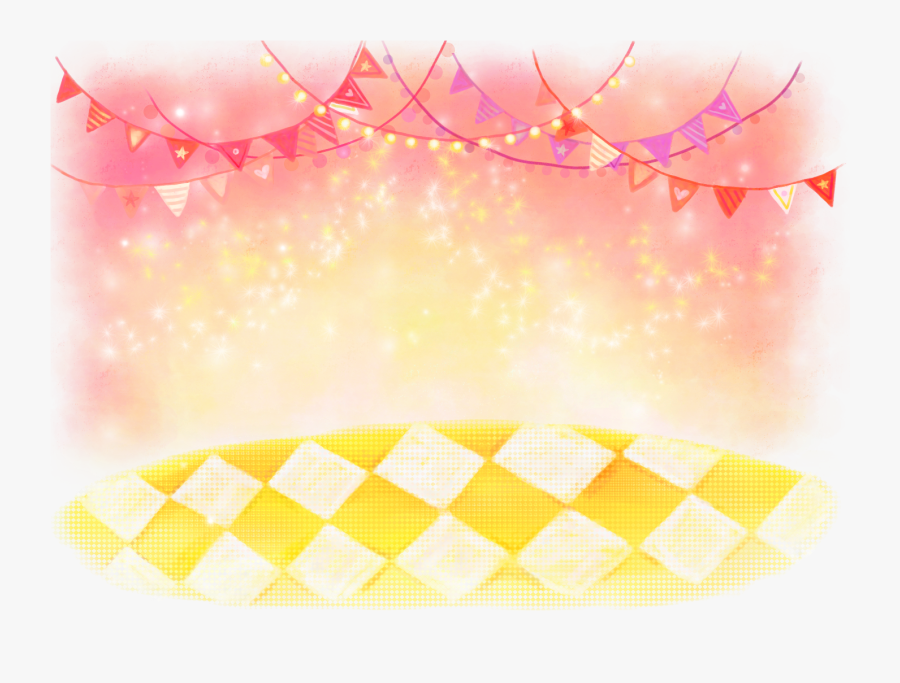 Ftestickers Lights Banner Cute - Stage, Transparent Clipart