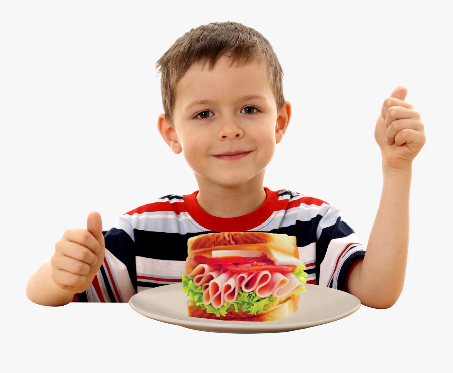 Child Png - Kid Eating Transparent Background, Transparent Clipart