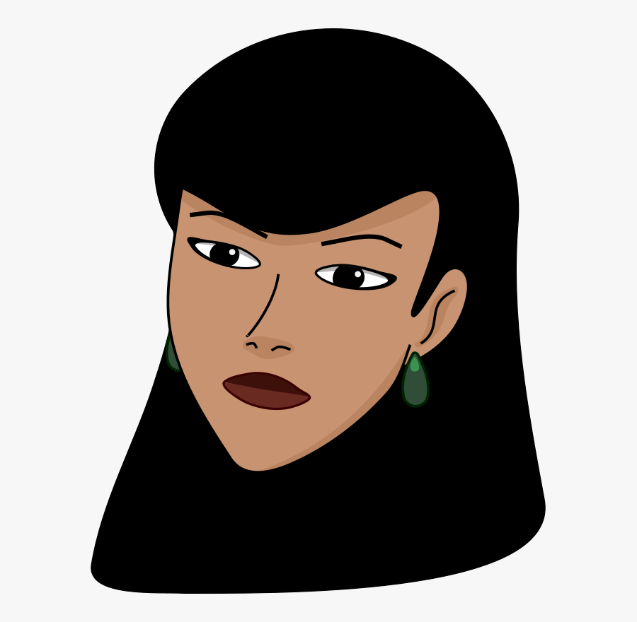 Woman Head - Muslim Women Clipart, Transparent Clipart
