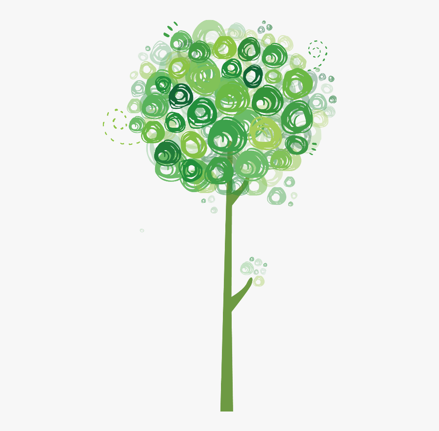Transparent Tree Climber Clipart - Green Clipart Cartoon Tree, Transparent Clipart