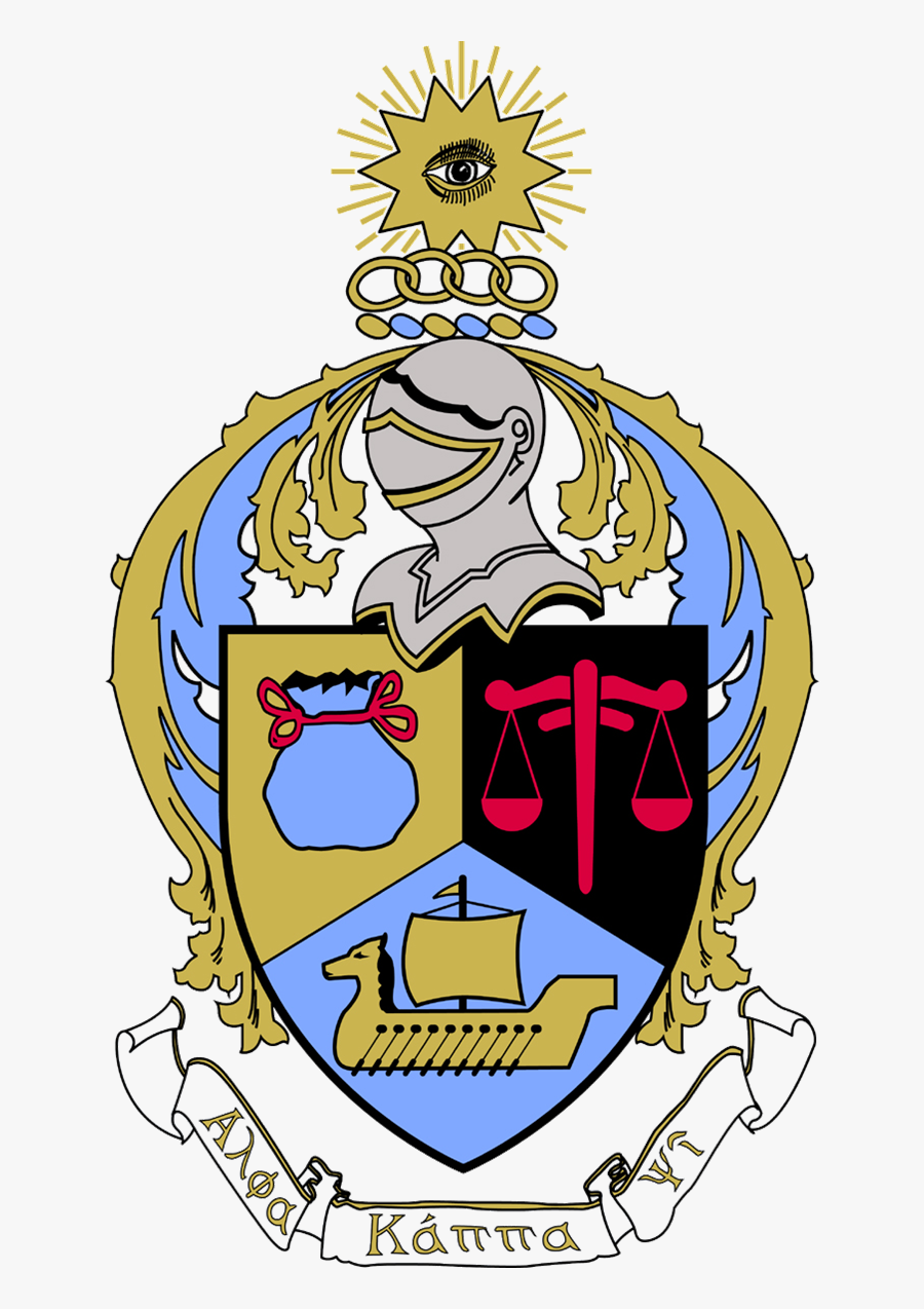 Alpha Kappa Psi Crest, Transparent Clipart