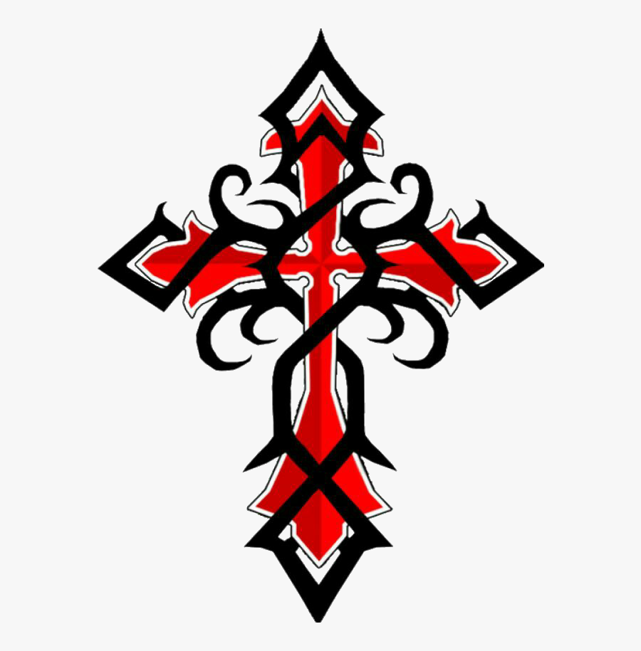 #tribal #cross #tatuagem #tattoo @lucianoballack - Tribal Cross Tattoo Designs, Transparent Clipart