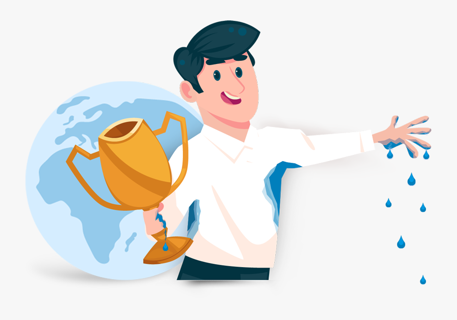 World’s Sweatiest Person - Illustration, Transparent Clipart